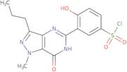 Demethylpiperazinyl desethyl sildenafil sulfonyl chloride