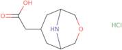 3-Oxa-9-aza-bicyclo[3.3.1]nonane-7-acetic acid hydrochloride