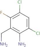 2-Amino-3,5-dichloro-6-fluorobenzylamine