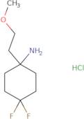 4,4-Difluoro-1-(2-methoxyethyl)cyclohexan-1-amine hydrochloride