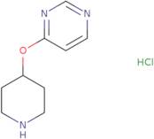 4-(Piperidin-4-yloxy)pyrimidine hydrochloride