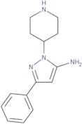 3-Phenyl-1-(piperidin-4-yl)-1H-pyrazol-5-amine