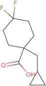 1-(Cyclopropylmethyl)-4,4-difluorocyclohexane-1-carboxylic acid