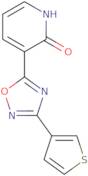 3-[3-(3-Thienyl)-1,2,4-oxadiazol-5-yl]pyridin-2(1H)-one
