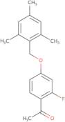 1-{2-Fluoro-4-[(2,4,6-trimethylphenyl)methoxy]phenyl}ethan-1-one