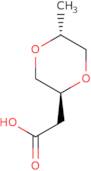 rac-2-[(2R,5S)-5-Methyl-1,4-dioxan-2-yl]acetic acid