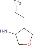 rac-(3R,4S)-4-(Prop-2-en-1-yl)oxolan-3-amine, cis