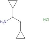 1,2-Dicyclopropylethan-1-amine hydrochloride