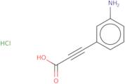 3-(3-Aminophenyl)prop-2-ynoic acid hydrochloride