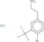 2-[4-Bromo-3-(trifluoromethyl)phenyl]ethan-1-amine hydrochloride