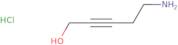 5-Aminopent-2-yn-1-ol hydrochloride