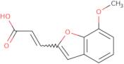 (2E)-3-(7-Methoxy-1-benzofuran-2-yl)prop-2-enoic acid