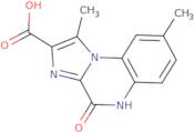 1,8-dimethyl-4-oxo-4,5-dihydroimidazo[1,2-a]quinoxaline-2-carboxylic acid