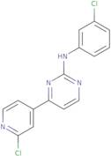 N-(3-chlorophenyl)-4-(2-chloropyridin-4-yl)pyrimidin-2-amine