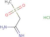 2-Methanesulfonylethanimidamide hydrochloride