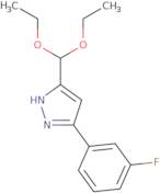 3-(Diethoxymethyl)-5-(3-fluorophenyl)-1H-pyrazole
