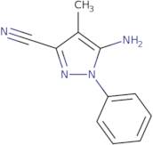 5-Amino-4-methyl-1-phenyl-1H-pyrazole-3-carbonitrile