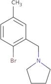 1-[(2-Bromo-5-methylphenyl)methyl]-pyrrolidine