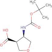 cis-4-tert-Butoxycarbonylamino-tetrahydro-furan-3-carboxylic acid