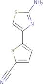 5-(2-Aminothiazol-4-yl)thiophene-2-carbonitrile