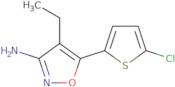 5-(5-Chlorothiophen-2-yl)-4-ethyl-1,2-oxazol-3-amine