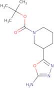 tert-Butyl 3-(5-amino-1,3,4-oxadiazol-2-yl)piperidine-1-carboxylate