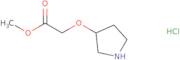 (S)-(Pyrrolidin-3-yloxy)-acetic acid methyl ester hydrochloride