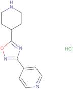 5-(Piperidin-4-yl)-3-(pyridin-4-yl)-1,2,4-oxadiazole hydrochloride