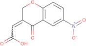 2-(6-Nitro-4-oxochromen-3-ylidene)acetic acid