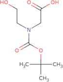 2-{[(tert-Butoxy)carbonyl](2-hydroxyethyl)amino}acetic acid