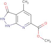 Methyl 4-methyl-3-oxo-2,3-dihydro-1H-pyrazolo[3,4-b]pyridine-6-carboxylate