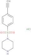 1-(4-Ethynylphenyl)sulfonylpiperazine hydrochloride
