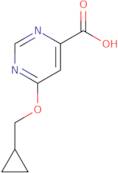 6-(Cyclopropylmethoxy)pyrimidine-4-carboxylic acid