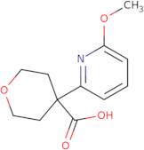 4-(6-Methoxypyridin-2-yl)oxane-4-carboxylic acid