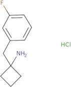 1-[(3-Fluorophenyl)methyl]cyclobutan-1-amine hydrochloride