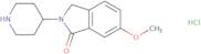 6-Methoxy-2-(piperidin-4-yl)isoindolin-1-one hydrochloride