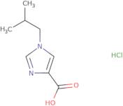 1-Isobutyl-1H-imidazole-4-carboxylic acid hydrochloride