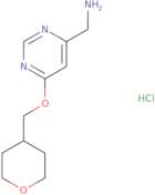 (6-((Tetrahydro-2H-pyran-4-yl)methoxy)pyrimidin-4-yl)methanamine hydrochloride