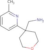 [4-(6-Methylpyridin-2-yl)oxan-4-yl]methanamine