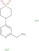 4-(2-(Aminomethyl)pyridin-4-yl)thiomorpholine 1,1-dioxide dihydrochloride