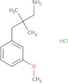 3-(3-Methoxyphenyl)-2,2-dimethylpropan-1-amine hydrochloride