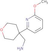 [4-(6-Methoxypyridin-2-yl)oxan-4-yl]methanamine