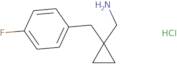 (1-(4-Fluorobenzyl)cyclopropyl)methanamine hydrochloride