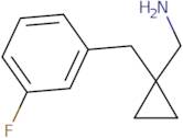 1-[(3-Fluorophenyl)methyl]cyclopropyl-methanamine