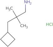 3-Cyclobutyl-2,2-dimethylpropan-1-amine hydrochloride