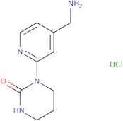 1-[4-(Aminomethyl)pyridin-2-yl]-1,3-diazinan-2-one hydrochloride