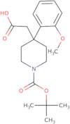 2-[1-(tert-Butoxycarbonyl)-4-(2-methoxyphenyl)piperidin-4-yl]acetic acid