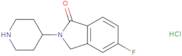 5-Fluoro-2-(piperidin-4-yl)isoindolin-1-one hydrochloride