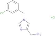 [1-(3-Chlorobenzyl)-1H-imidazol-4-yl]methanamine hydrochloride