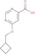 6-(Cyclobutylmethoxy)pyrimidine-4-carboxylic acid